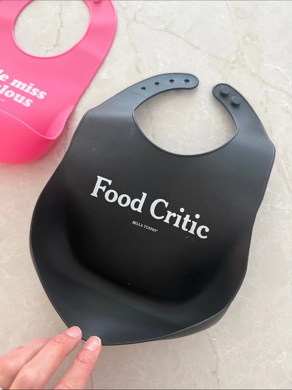 Kids Silicone Bib - Pink 